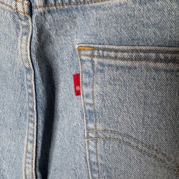 Levi's 505 Jeans Men's 36X29 Blue Medium Wash Straight Leg Denim - Picture 8 of 11